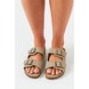 Croc Effect Sandals