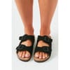 Croc Effect Sandals