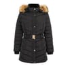 Womens Belt Bubble Jacket