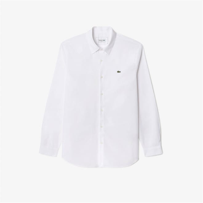 Crocodile Print Slim Fit Long Sleeve Cuff Shirt