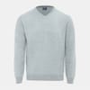 Mens V Neck Classic Knitted Sweater