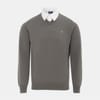 Mens Mock V Neck Knitted Sweater