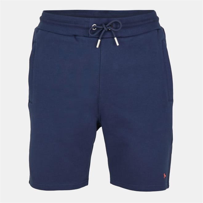 Bergam Ribbed Waistband Shorts with Drawstring