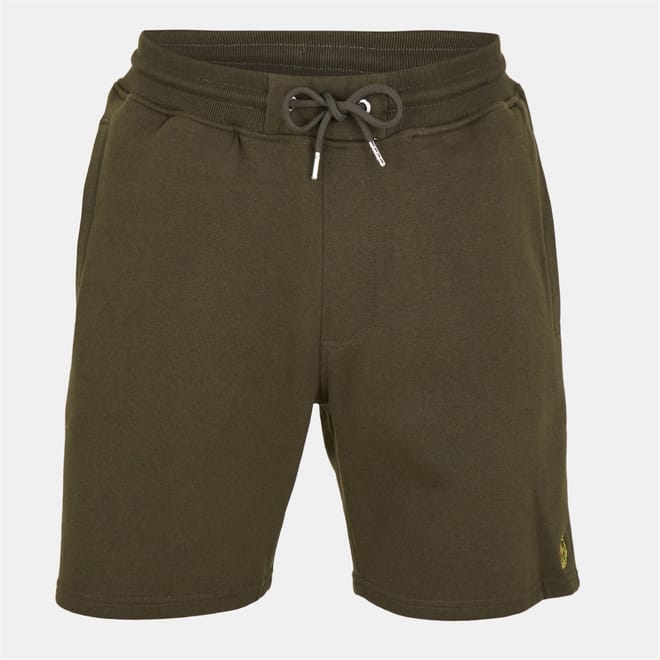 Solid Patterned Regular Fit Sweat Shorts