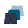 3 Pack Woven Plain Design Boxer Shorts