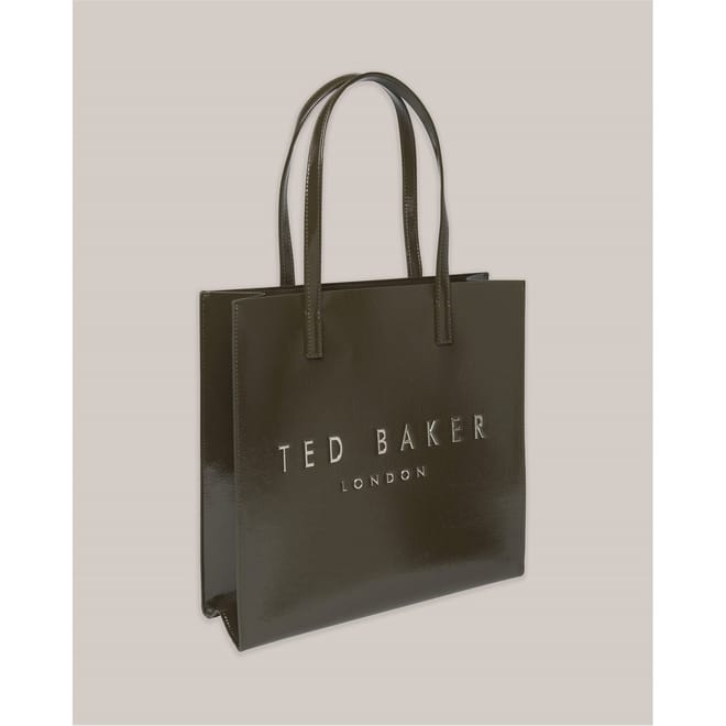 Crinkle Icon Leather Tote Bag
