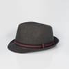 Trilby Hat With Contrast Tape Detail