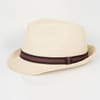 Trilby Hat With Contrast Tape Detail