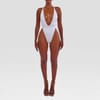 Metallic Fishtail One-Piece Swimsuit