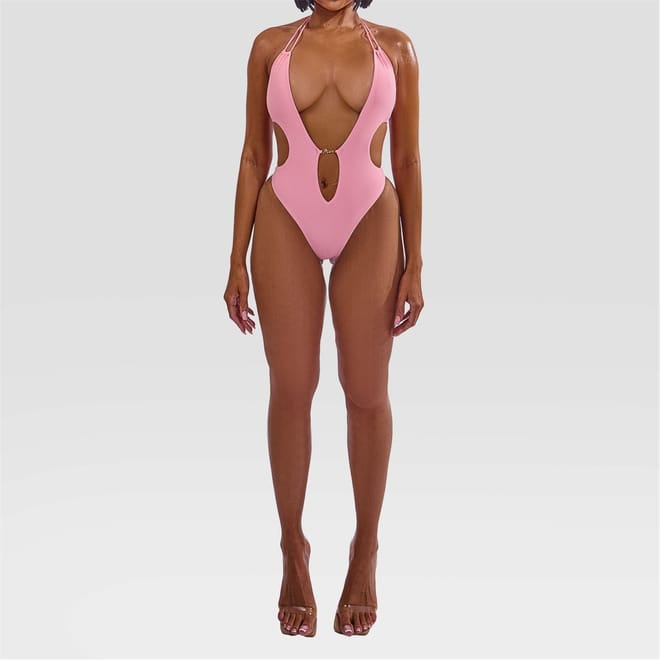 Soren Metallic One-Piece Swimsuit