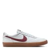 Leather Round Toe Low Top Sneakers