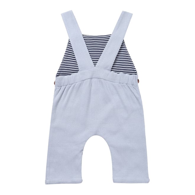 Horizontal Stripe Sleeveless Dungaree