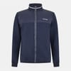 Solid Patterned Full Zipper Ribbed Cuff Track Jacket