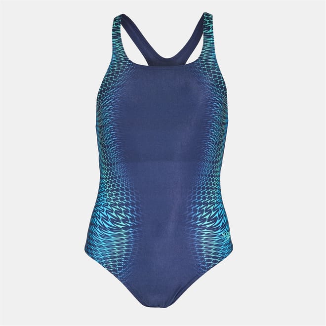 Geometric Patterned Laneback Swimsuit