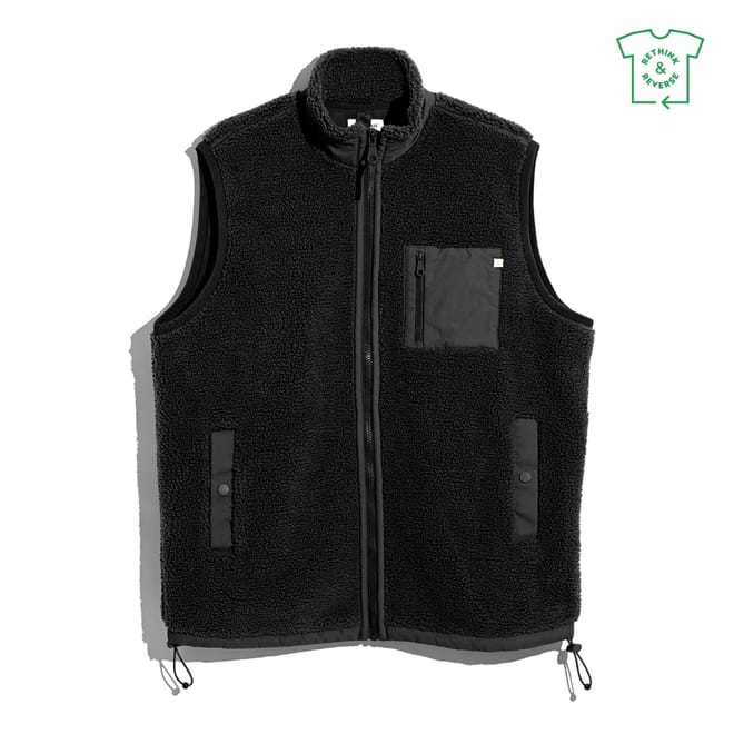 Grant Solid Patterned Drawstring Gilet