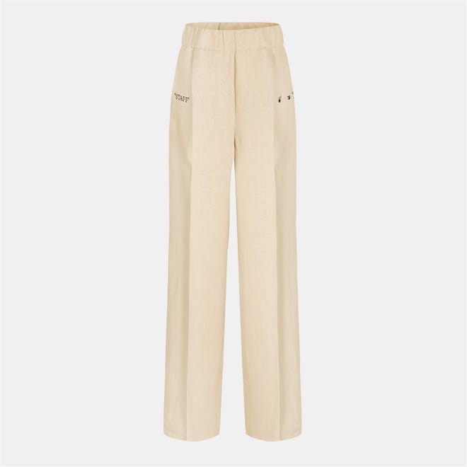 Solid Wide Leg Trousers