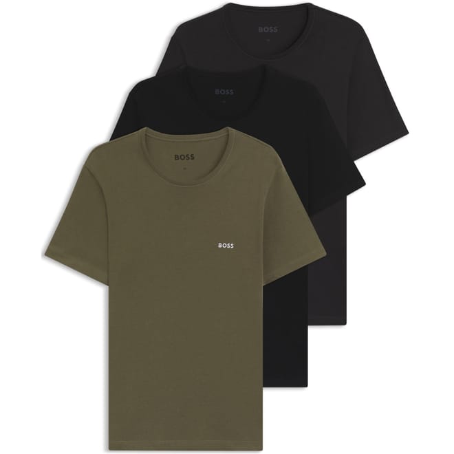 Regular Fit Crew Neck T-Shirt 3 Pack