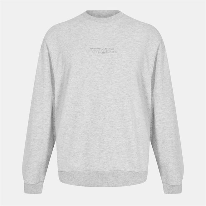 Essential Relaxed Fit Embroidered Crew Neck Sweatshirt