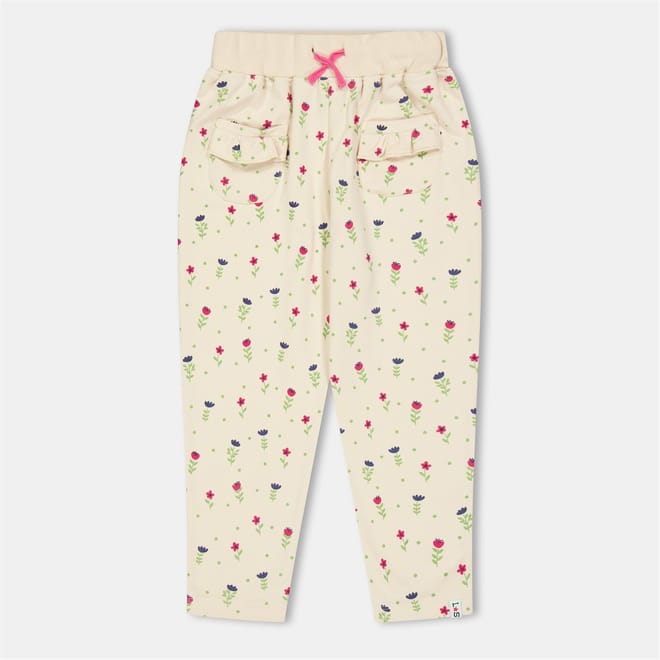 Floral Patterned Straight Joggers