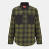 Valley Plaid Snap Button Chest Pocket Overshirt
