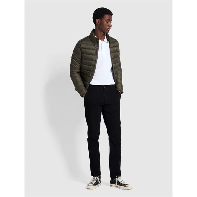 Joel Solid Patterned Puffer Jacket