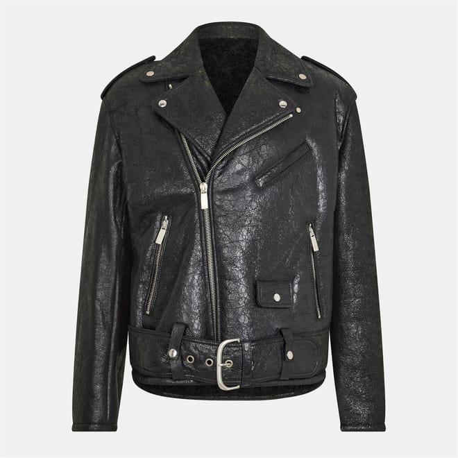 Off Lethr Biker Jacket