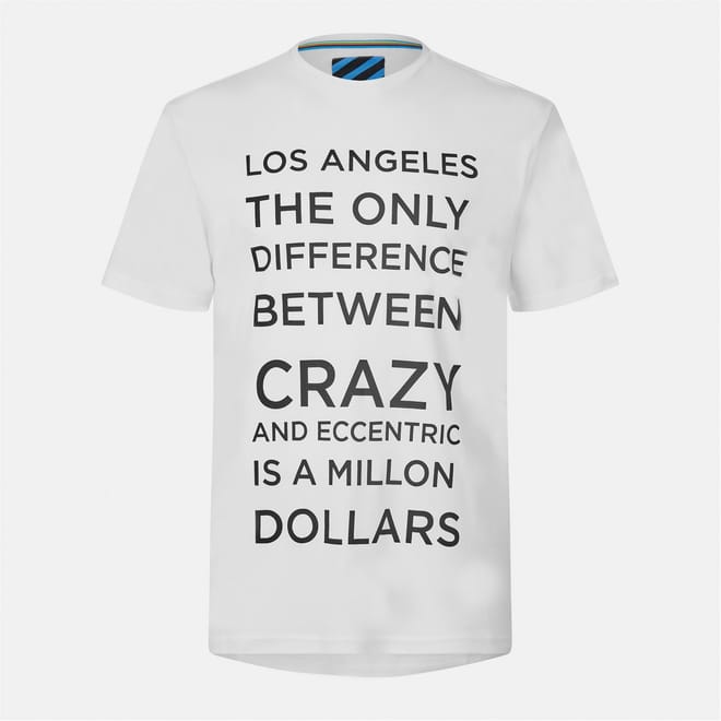 Cali Regular Fit Lettering T-Shirt