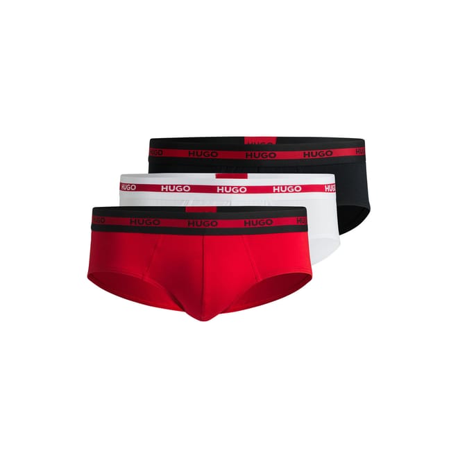 3 Pack of Logo Hip Briefs