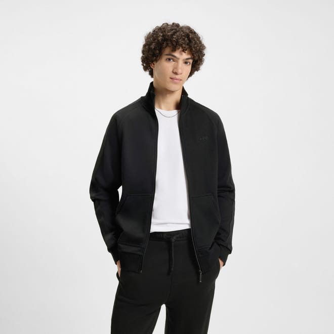 Tonal Logo Zip-Up Jacket
