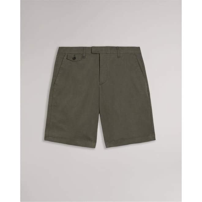 Solid Chino Shorts