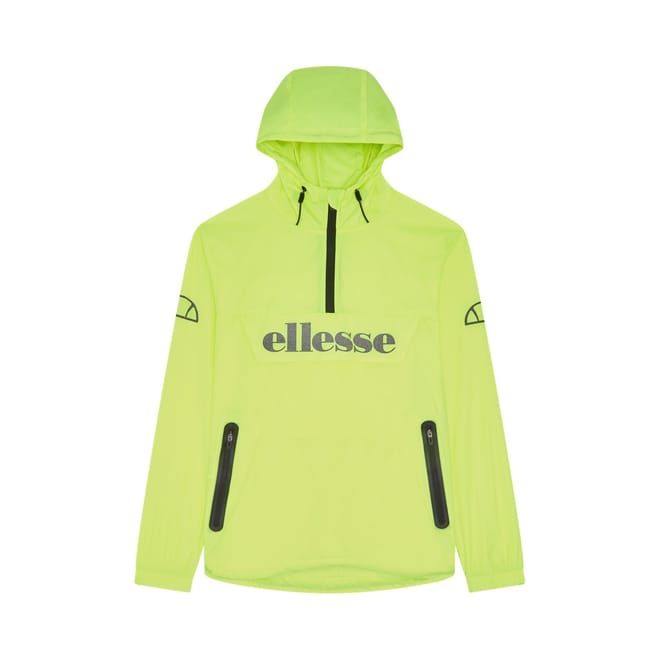 Teplini Solid Patterned Hooded Quarter Zipper Zipped Pocket Anorak
