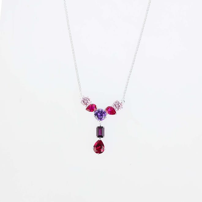 Y-Shape Silver Necklace