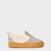 V Glow Rainbow Canvas Low Top Slip On Sneakers