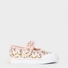 Mary Jane Romantic Floral Pink Mult Canvasas Trainers Unisex Kids