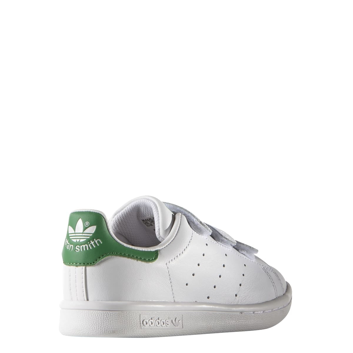 adidas Originals Childrens Stan Smith Trainers in White Green