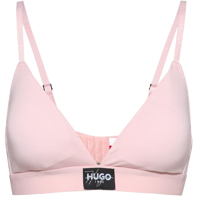 Solid Patterned Triangle Bra