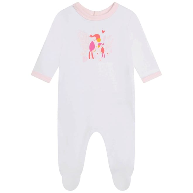 Crew Neck Logo Print Long Sleeve Jumpsuit