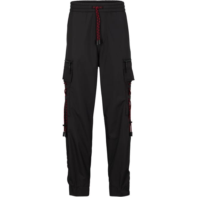Gash233 Solid Patterned Cargo Pants
