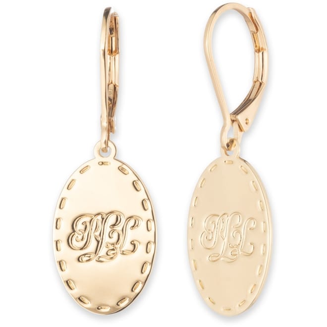 Logo Drop Earrings