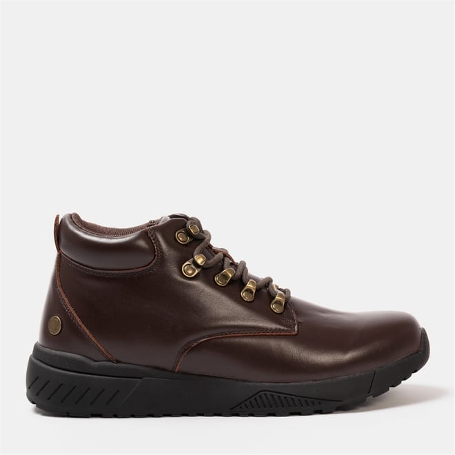 Mens Leather Casual Chukka Boots