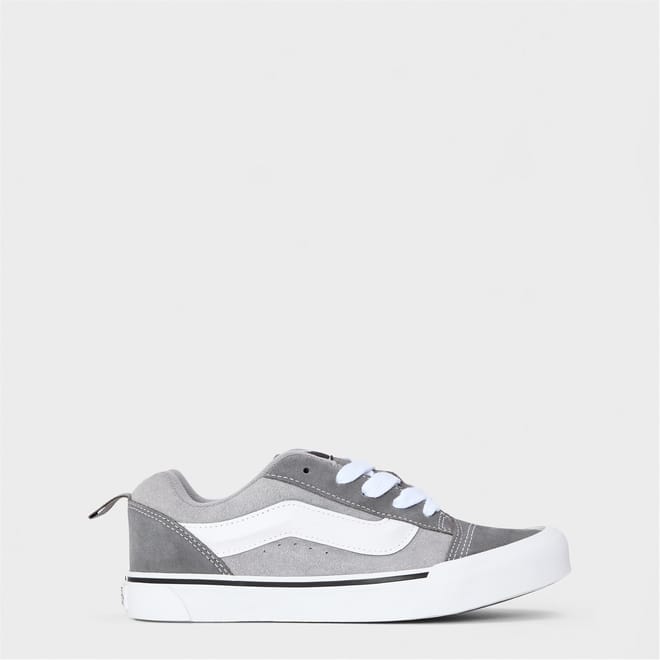 Knu Skool Black White Canvas Low Top Sneakers