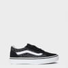 Kids Old Skool Logo Print Canvas Low Top Sneakers