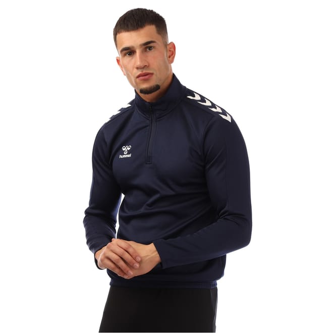 Regular Fit Zip Neck Long Sleeve Sweatshirt