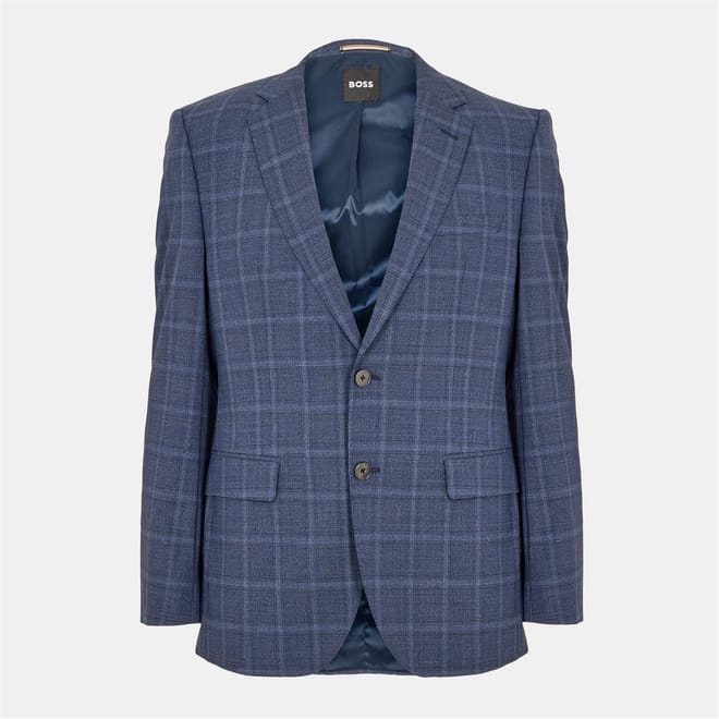 Jasper Plaid Notch Collared Suit Jacket