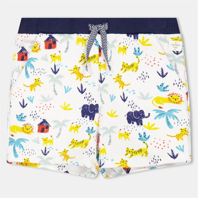Animal Patterned Bermuda Shorts