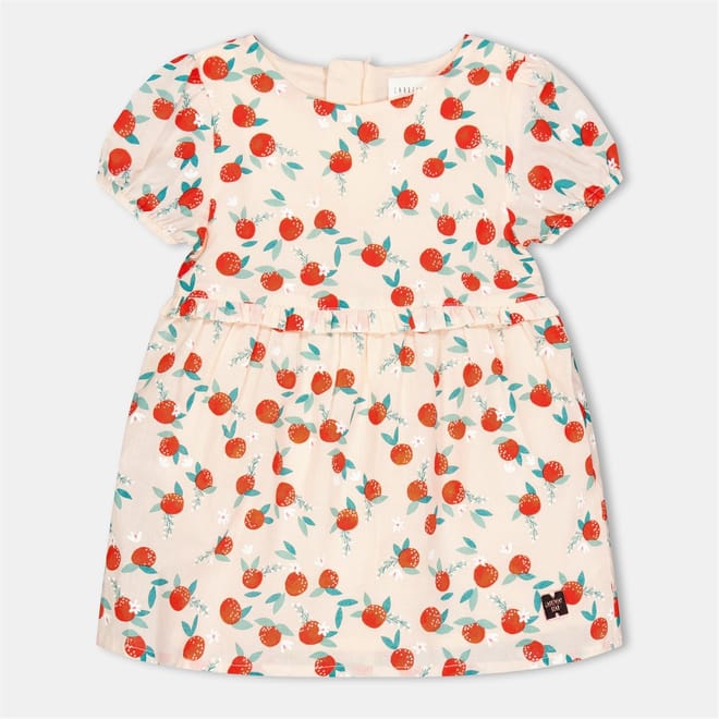 Short Sleeve Crew Neck Mini A-Line Dress