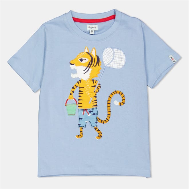 Embroidered Regular Fit Crew Neck T-Shirt