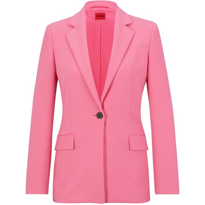 Atana Solid Patterned Blazer