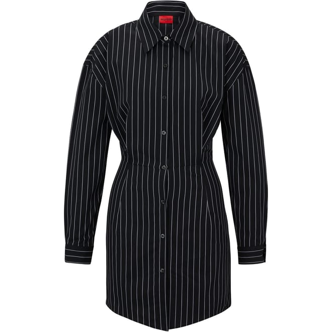 Karenara Collared Neck Mini Dress