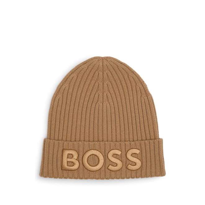 Lara Embroidered Logo Beanie